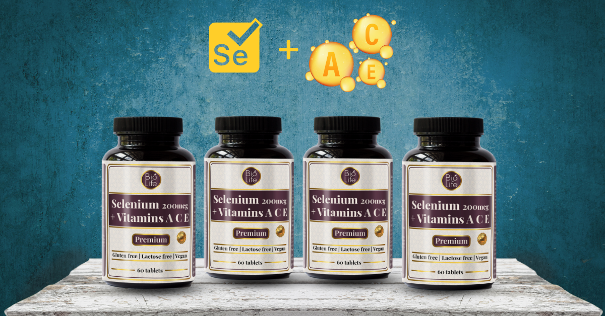 Zakaj kombinacija Selen + Vitamini ACE?