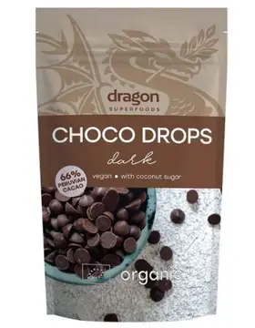Čokolada temnakapljice bio 200g Dragon Superfoods-0