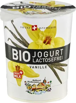 Jogurt vanilijev 3,5 % brez laktoze bio 200g M. Biedermann-0
