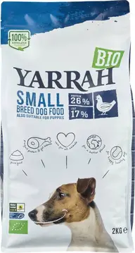Hrana za pse s kokošjim mesom bio 2kg Yarrah-0