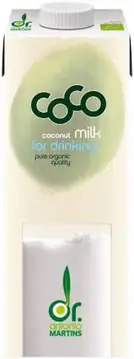 Mleko kokosovo za pitje bio 1L Dr.Martins-0