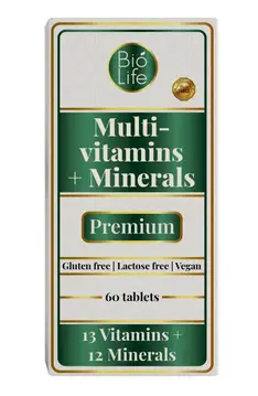 Multivitamins + Minerals Premium 60tbl BioLife-1