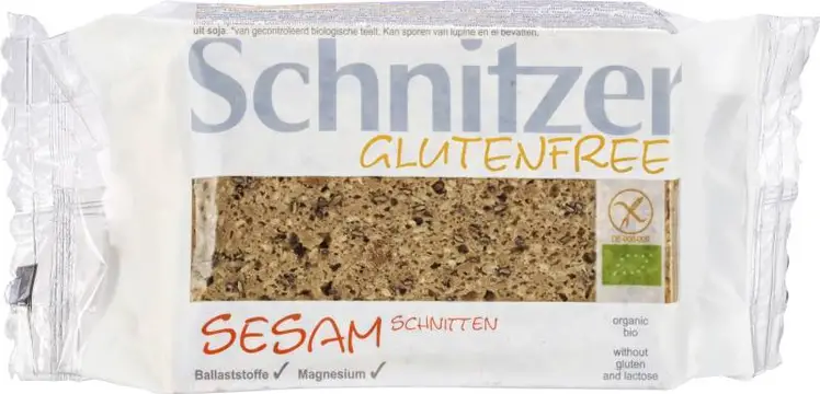 Kruh sezamov brez glutena bio 250g Schnitzer-0
