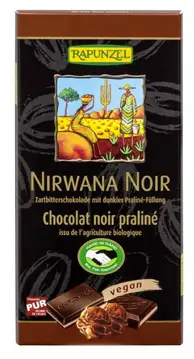 Čokolada temna z lešniki Nirvana bio 100g Rapunzel-0