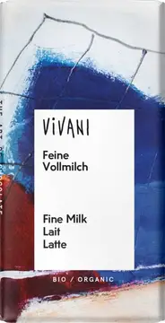 Čokolada mlečna bio 12,5g Vivani-0