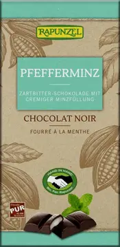 Čokolada temna pepermint bio 100g Rapunzel-0