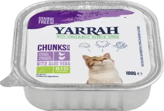 Hrana za mačke-kosi piščanca,purana 100g Yarrah-0