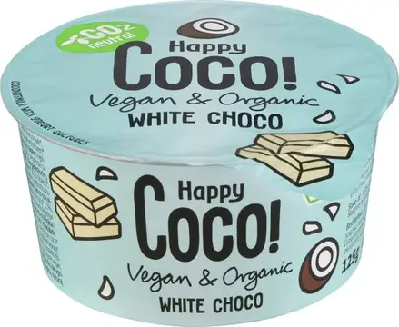 Desert bela čokolada bio 125g Happy Coco-0