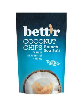Čips kokosov s francosko morsko soljo bio 70g Bett'r-0