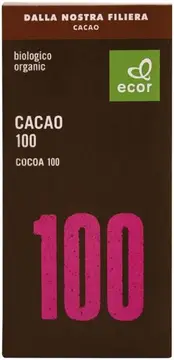 Čokolada kakavova 100%, bio 80g Ecor-0