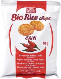 Čips rižev s čilijem bio 40g Bio Break