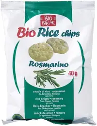Čips rižev z rožmarinom bio 40g Bio Break