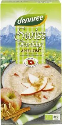 Kaša jabolko-cimet, Swiss bio 400g Dennree