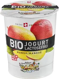 Jogurt mango 3,5% brez laktoze bio 200g M. Biedermann