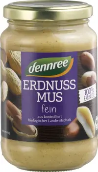 Krema arašidova (mousse) bio 350g Dennree