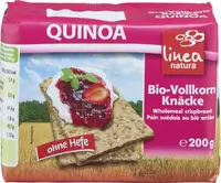 Krekerji kvinoja polnozrnati bio 200g Linea