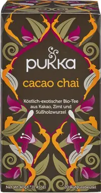 Čaj 'Cacao Chai' bio 2gX20 Pukka