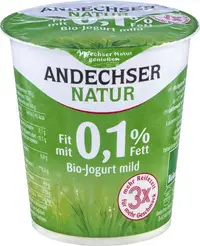 Jogurt naravni 0,1% bio 150g Andechser