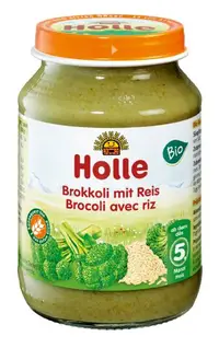 Kašica brokoli riž bio 190g Holle